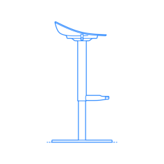 Furniture Stools Ikea Janinge Barstool Outline Icon Svg Set, Free Vectors File